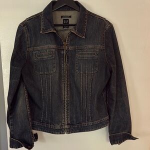GAP Women's Dark Blue Jean Jacket
